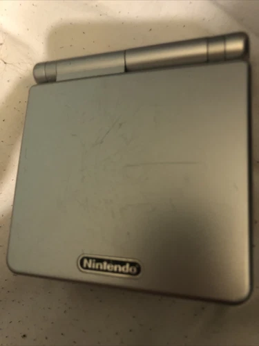 Nintendo Game Boy Advance SP Silver/Platinum Handheld System
