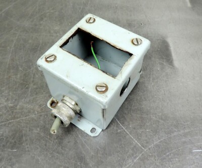 Hoffman E-1PB Push Button Enclosure Stainless Steel 3 -3/8'' x 3 -1/8'' x 3 -1/8''