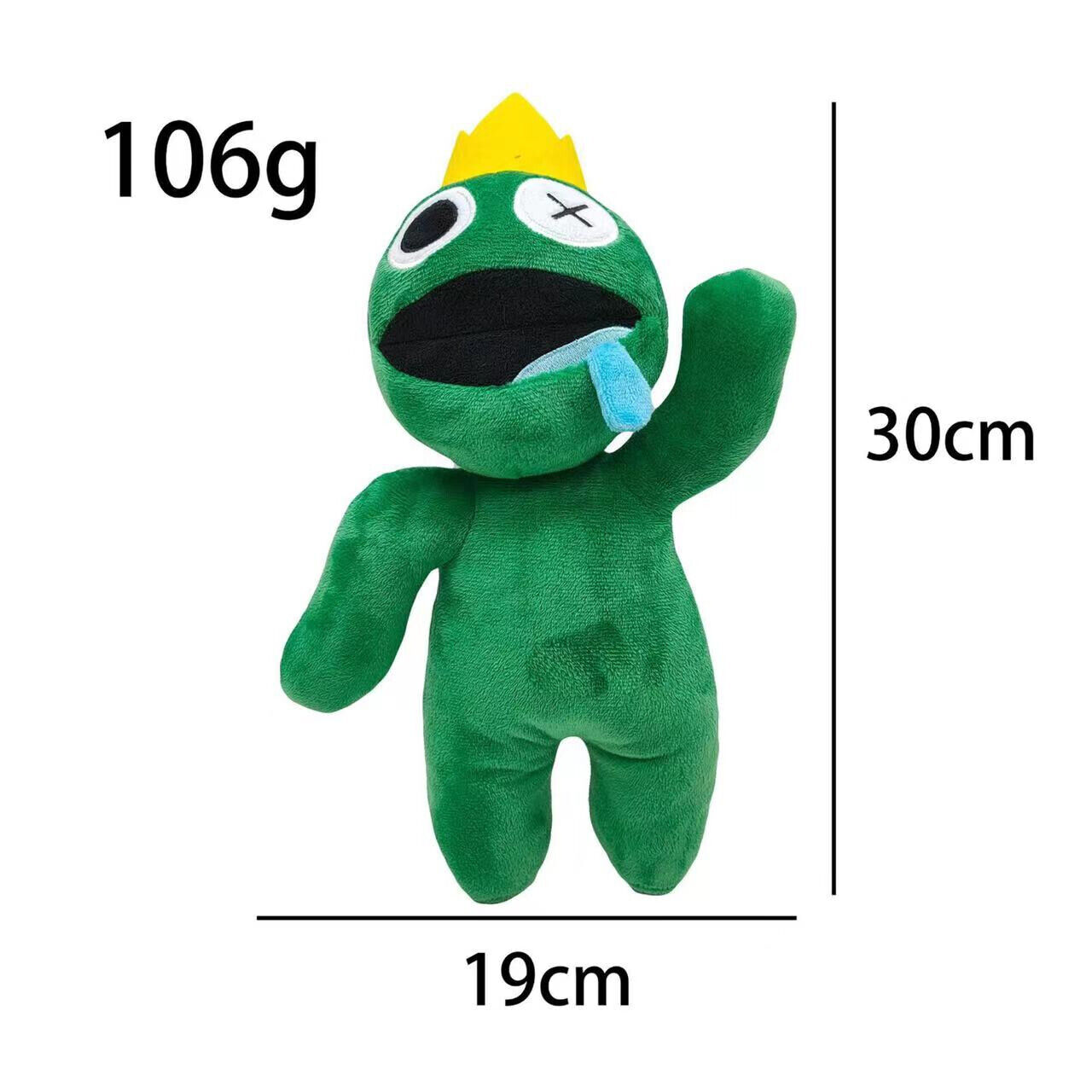 30cm Rainbow Friends Plush Soft Stuffed Animal Toys Green Monster For Kids  Gift