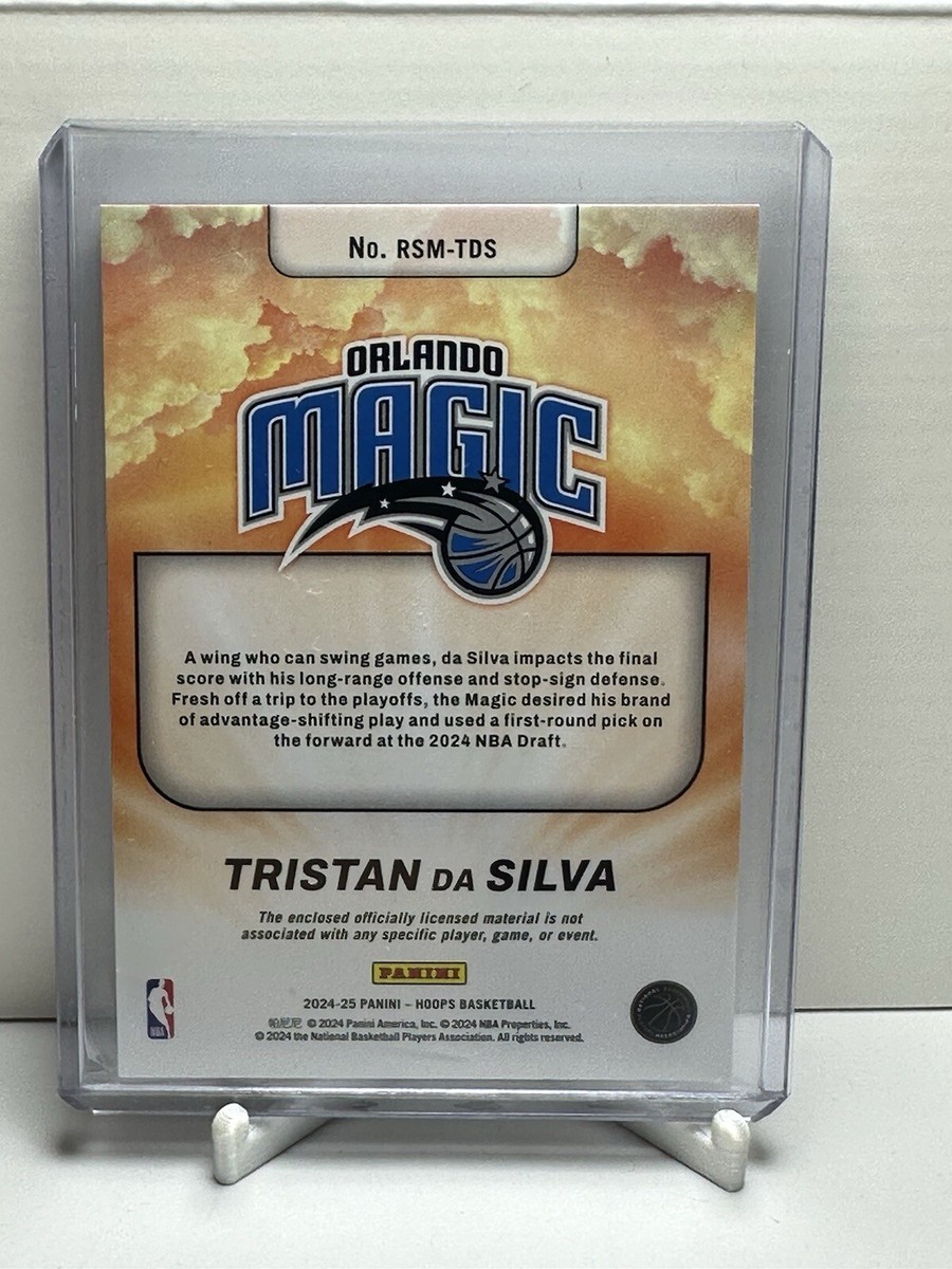 2924-25 Panini NBA Hoops Tristan da Silva Rookie RC Rise n' Shine