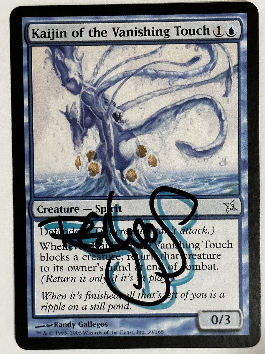 MTG Magic Kaijin Of The Vanishing Touch Signed Artist Proof X1 BOK Gallegos | eBay MTG Magic Kaijin Of The Vanishing Touch Signed Artist Proof X1 BOK Gallegos | eBay
