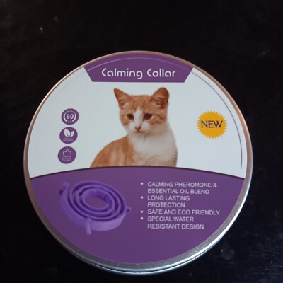 Calming Collar for Cats Adjustable For Small, medium, Large