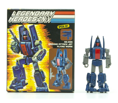 Newage NA H55S Powerglide Ground Attack Jet G1 Flying Worm Action Figure Toys - Picture 8 of 18