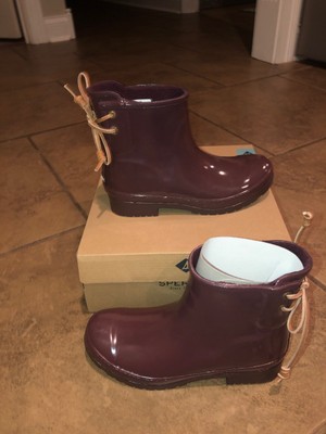 sperry women's walker turf rain booties