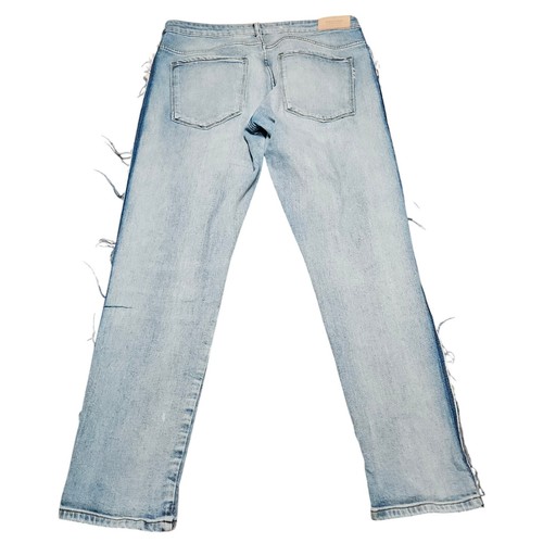 Scotch & Soda Women's Jeans Sz 31 Petit AMI Slim Boyfriend Denim Raw Edge - Picture 2 of 12