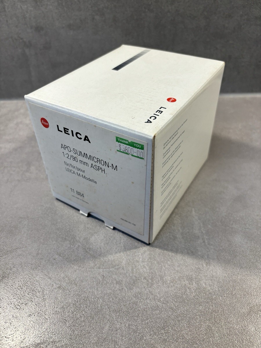 【未使用】Leica APO-SUMMICRON-M 1:·2/90mmASPH Leica APO-Summicron-SL 90mm f/2 ASPH. L-Mount Lens in Black