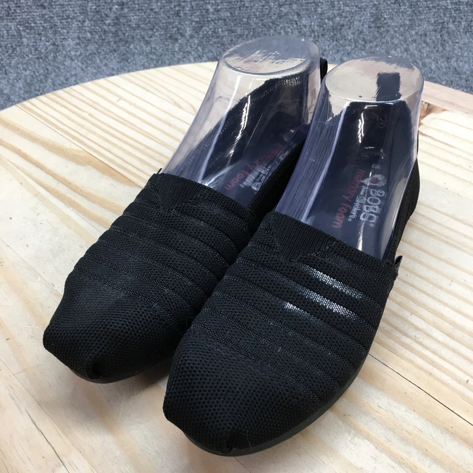 Chinelo Skechers BOBS Feminino 6 Preto Pelúcia Golden Hour Casual Conforto - Imagem 3 de 4