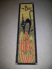 Halloween Painted Canvas Door Banner - 58" Long