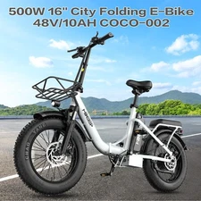 Hikeep Electric Bike 750W Peak Commuter City Ebike Bicycle 48V 13Ah for Adults