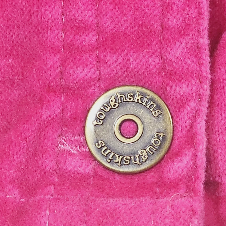 Mini falda Toughskins de terciopelo para niña pequeña línea A rosa magenta talla 2T frente a presión Foto 4 de 4