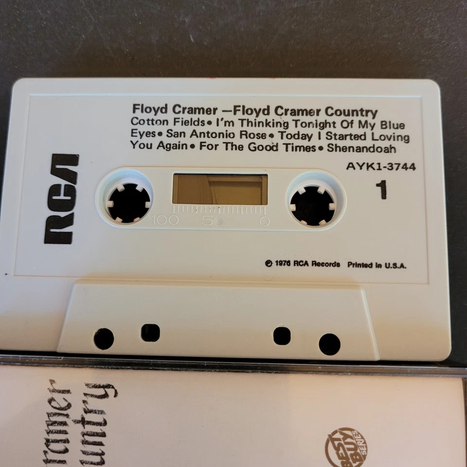 Rare Vtg Floyd Cramer Country Cassette Tape RCA 1978 Tested Works - Image 2 of 4