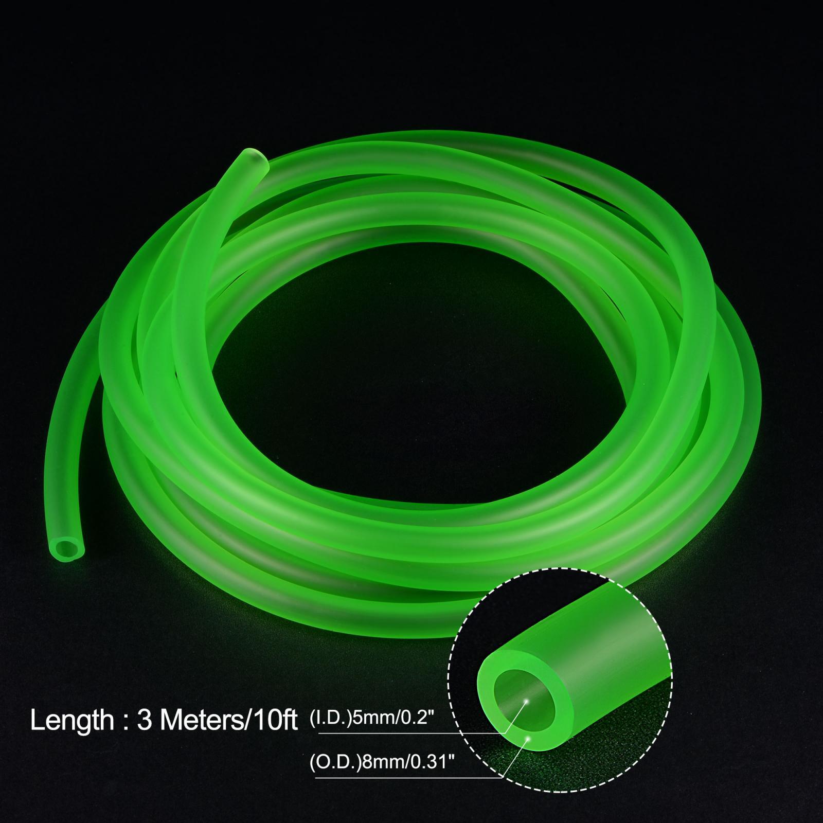 3/16" x 5/16" Petrol Fuel Line Hose 10ft for Chainsaws Lawn Mower Green