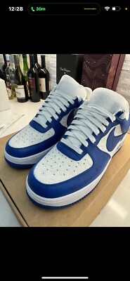Louis Vuitton Nike Air Force 1 Low  by Virgil Abloh  Blue LV White AF1