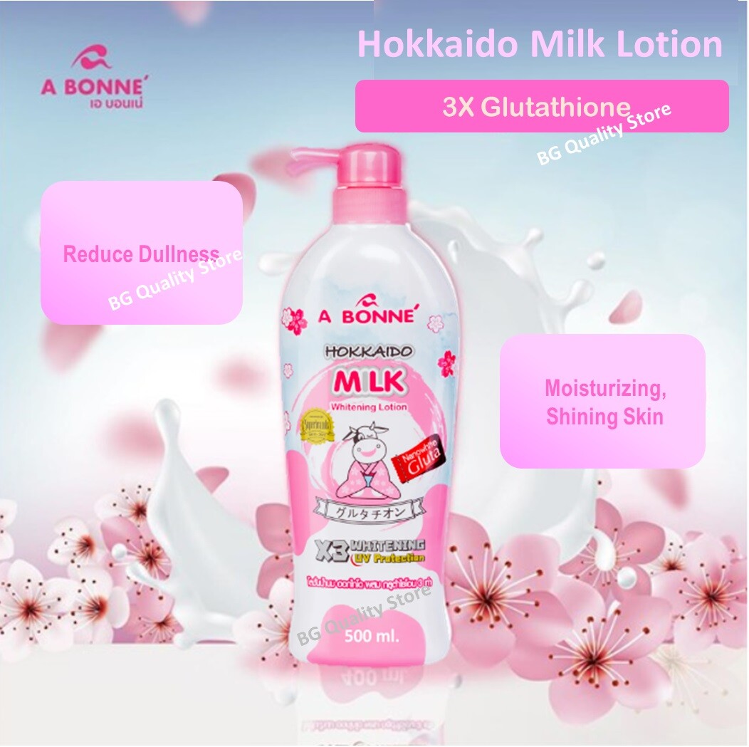 A Bonne Whitening Milk Lotion 500ml Gluta Collagen VitC