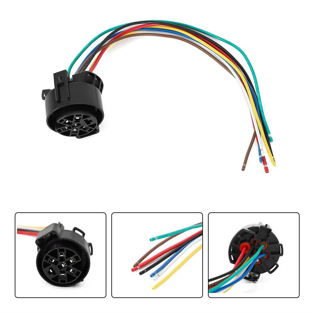 7 way wire Trailer Plug Connector For Truck plug Chevy GM Toyota Ford