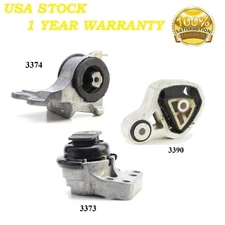 3PCS MOTOR & TRANS MOUNT FIT 2013-2017 FORD TAURUS/2013-2016 LINCOLN MKT 2.0L