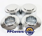 SET Fit For 1999-2004 F350 F-350 1-ton Dually FRONT & REAR Wheel Center Hub Caps