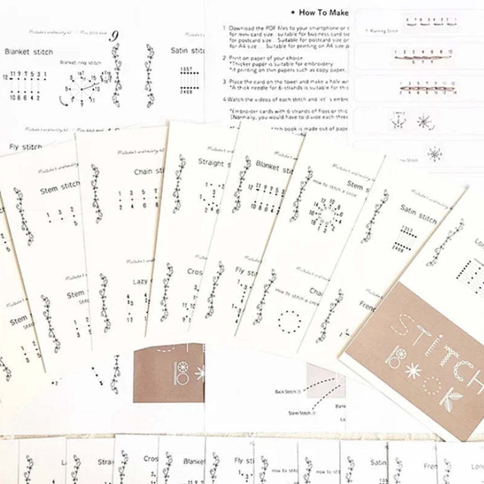 Creative Sewing Card Set Sewing Books for Embroidery and Sewing eBay