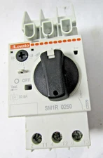 ✌️LOVATO SM1R0250 3 PHASE MOTOR DISCONNECT SWITCH 1,6-2,5A 100kA 400V