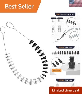Efficient 26 Gauge Nut & Bolt Thread Checker   Inch & Metric Compatibility