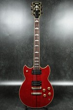 Guitarra eléctrica Yamaha SG1500 caqui oro rojo herrajes hecha en Japón 1983 SG tipo