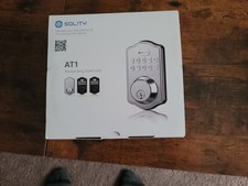 Solity Matt Black Keyless Entry Smart Lock for Front Door