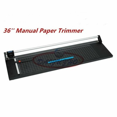   Rotary Paper Trimmer, Manual Photo Film   Cutter Machine 36'' #bv