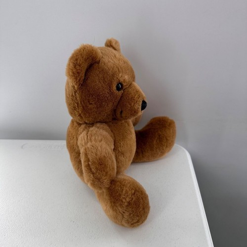 Vintage Dakin 1986 Plush Teddy Bear 10" Soft Stuffed Animal Collectible Brown - Picture 9 of 11