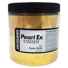 Jacquard Pearl Ex Powdered Pigments 4oz- 691 Solar Gold