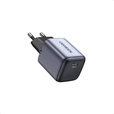 UGREEN Nexode USB C Ladegerät 30W C Netzteil GaN II Tech Pe, Schwarz - Bild 1 von 4