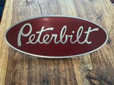 1980s 1990s 2000s Peterbilt Truck Tractor Hood Grill Emblem Badge Metal