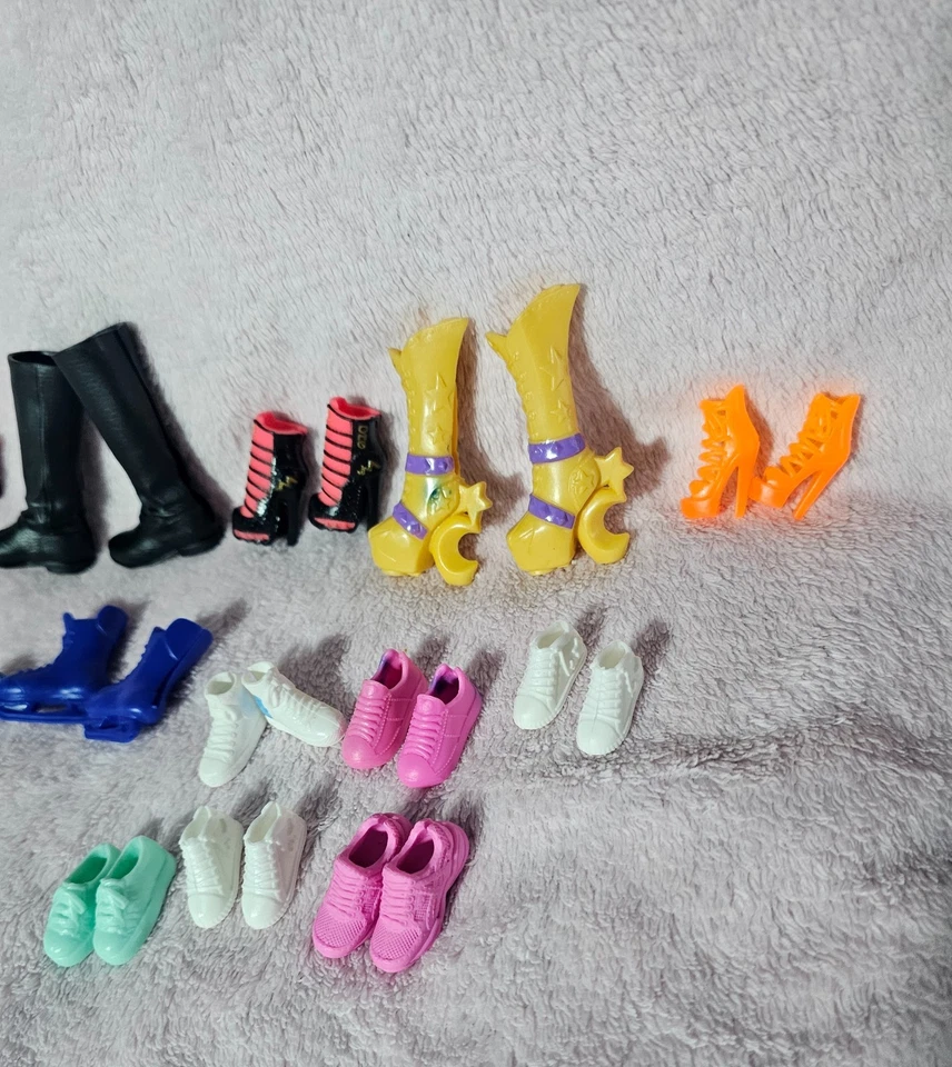 25 Piezas De Barbie N Otros Zapatos Muñeca Diferentes Estilo N Colores Foto 2 de 4