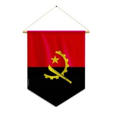 Pixelforma Angola Flag Hanging Polyester 30 x 45 cm