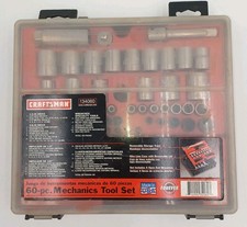 Sears Craftsman 60pc Mechanics Tool Set Sae Metric Usa 34060 Euc Fast Shipping Sears Craftsman 60pc Mechanics Tool Set Sae Metric Usa 34060 Euc Fast Shipping
