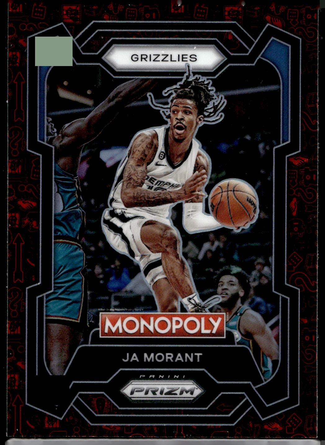 2023-24 Panini Prizm Monopoly #44 Ja Morant Red Pattern Icons Free Shipping