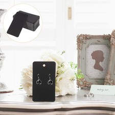 100 Pcs Earring Display Cards Kraft Paper Necklace Jewelry Holder Cards