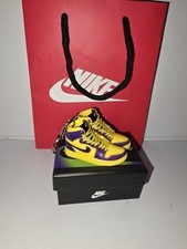 Nike Customized Mini 3D Sneaker Pair Keychain With BOX  Bag