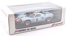 Spark Ford GT40 - Gulf - 1969 24hrs Le Mans Winner 1:43 Diecast Car 43LM69