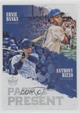 2018 Panini Diamond Kings Past and Present Ernie Banks Anthony Rizzo HOF 0c4