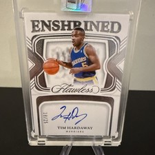 2023-24 Panini Flawless - Enshrined Signatures Tim Hardaway #ES-TIM /25 (AU)