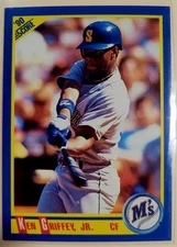 Ken Griffey, Jr. Seattle Mariners 1990 Score Baseball Card #560 BLUE DOT ERROR!