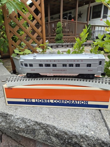 Coche de observación iluminado Lionel 6-52531 O/027 Lionel Lines Mooseheart #2436 | Zustand: Used