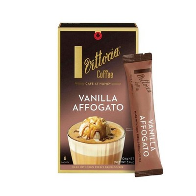 Vittoria Vanilla Affogato Cappuccino Coffee Sachets Box 8 Pack