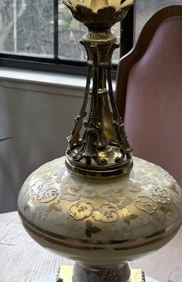 RARE Vintage Carl Falkenstein Lamp Hollywood Regency MCM Brass