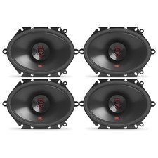 4x JBL Stage3 8627 6x8" 250 Watt Peak Power 2-Way Coaxial Car Audio Speakers