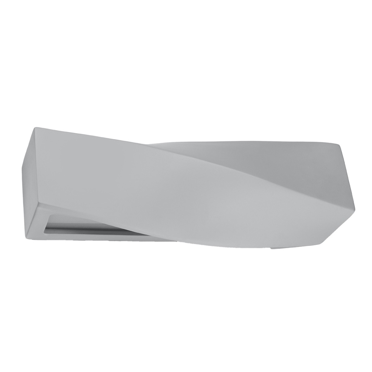Sollux Sigma Grey Ceramic Wall Lamp - E27 Bulb Holder - 42cm Height - Living Room, Hallway, Bedroom Lighting - Image 2