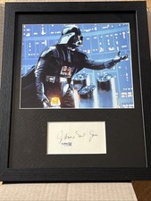 Star Wars Darth Vader James Earl Jones Autograph Signed 11x14 Framed Photo JSA