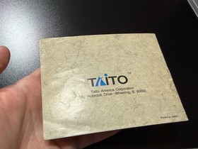 Panic Restaurant NES Nintendo Manual Aut&eacute;ntico NES-PR-USA Taito Raro