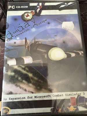 D Day The Invasion of Europe PC CDROM Retro VERSIEGELT Microsoft Add On