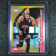 2023-24 Topps Chrome NBL JUSTIN ROBINSON Base Gold 5/50 #34